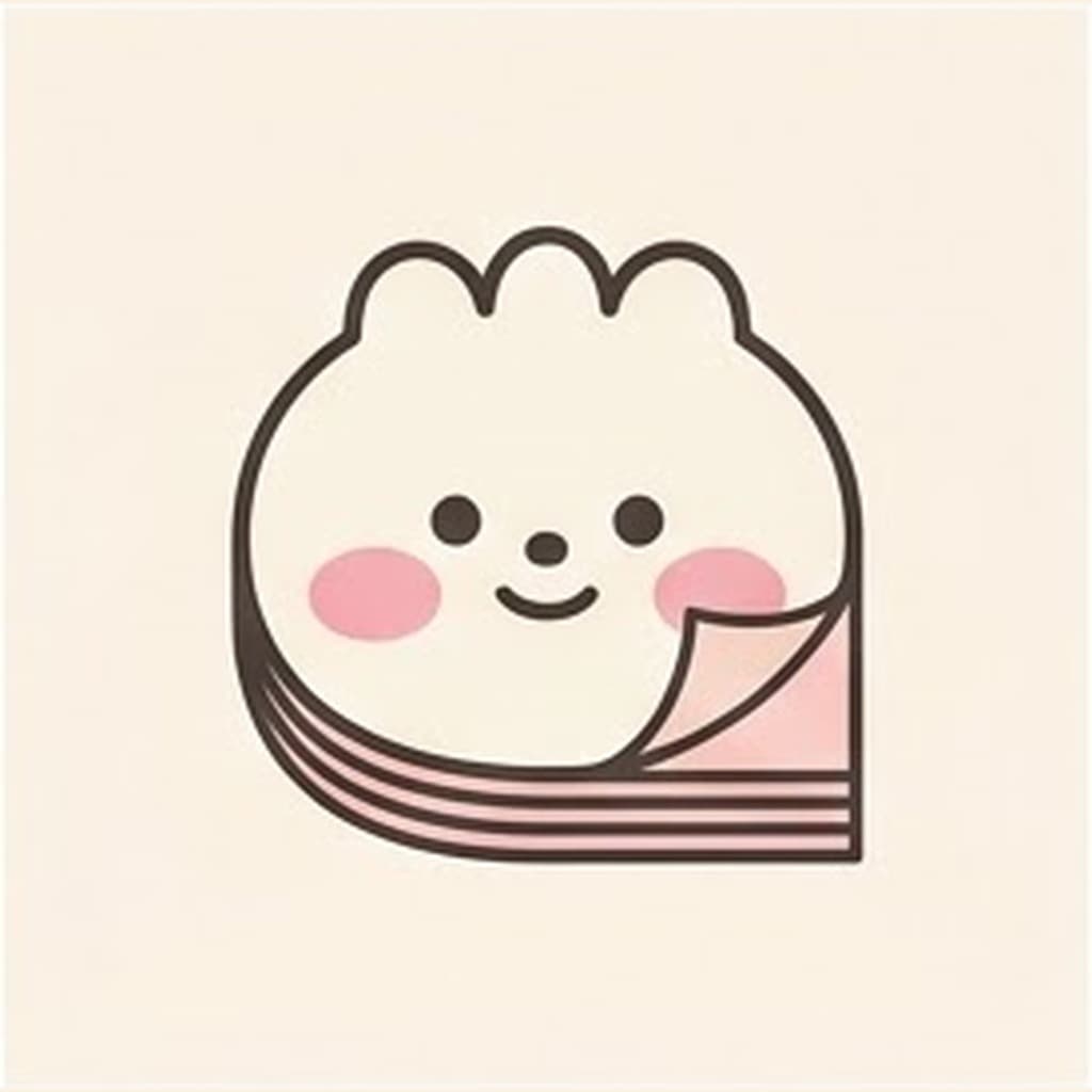 몽실이 떡메모지